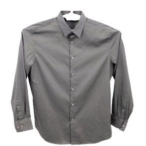 NWT Axist  Grey Striped Long Sleeve Shirt